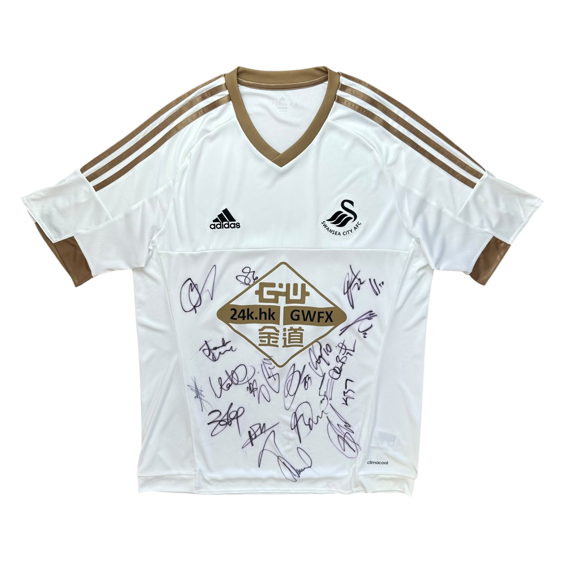 Swansea 2015-16 Home Shirt (L) *Signed
